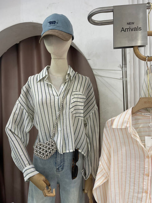 MATINEE Stripes Crop Shirts